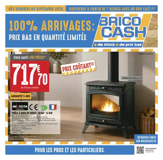 Catalogue Brico Cash | ARRIVAGES | 2026-09-04T00:00:00.000Z - 2026-09-17T00:00:00.000Z
