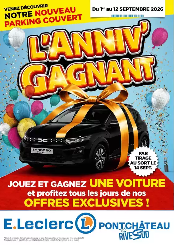 Catalogue E.Leclerc | LANNIVGAGNANT | 2026-09-01T00:00:00.000Z - 2026-09-12T00:00:00.000Z