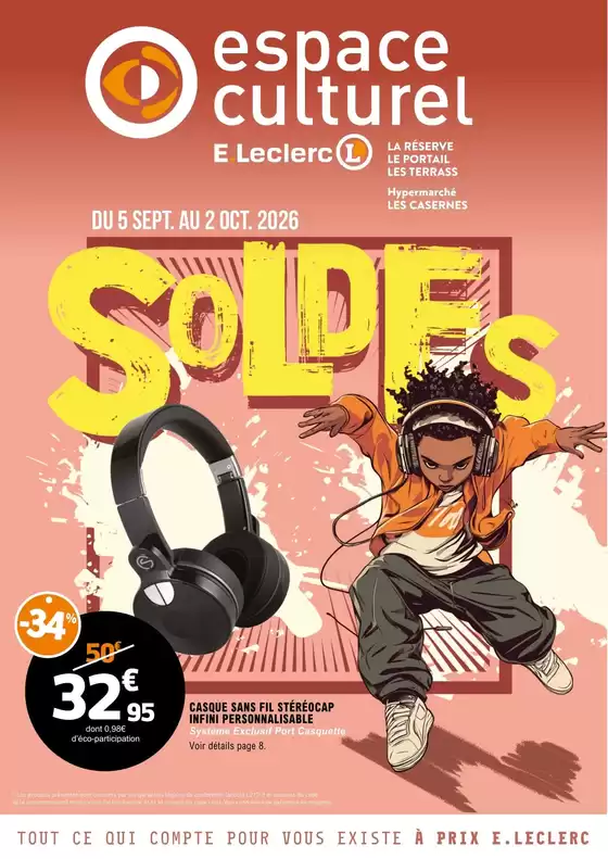 Catalogue E.Leclerc | 26C919LR | 2026-09-05T00:00:00.000Z - 2026-10-02T00:00:00.000Z