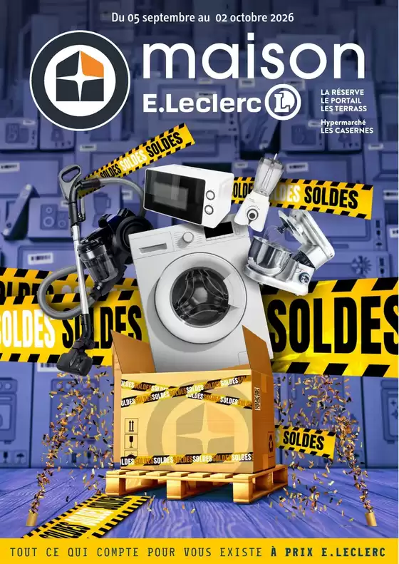 Catalogue E.Leclerc | 26C819LR | 2026-09-05T00:00:00.000Z - 2026-10-02T00:00:00.000Z