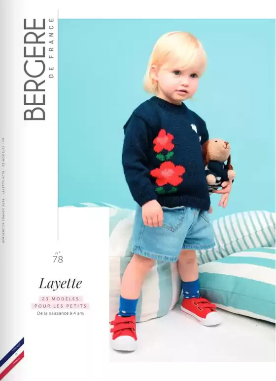 Catalogue Bergère de France à Lille | Flip MAG 78 Layette | 2026-01-01T00:00:00.000Z - 2026-12-31T00:00:00.000Z