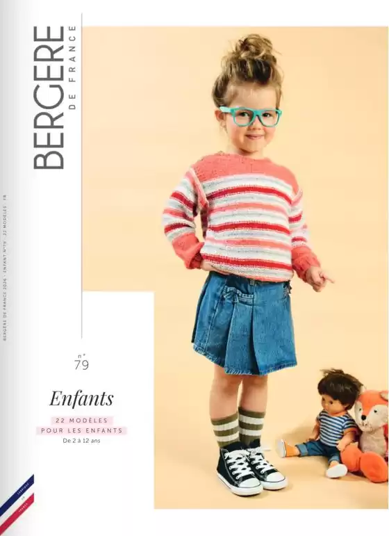 Catalogue Bergère de France à Lille | Flip MAG 79 Enfants | 2026-01-01T00:00:00.000Z - 2026-12-31T00:00:00.000Z