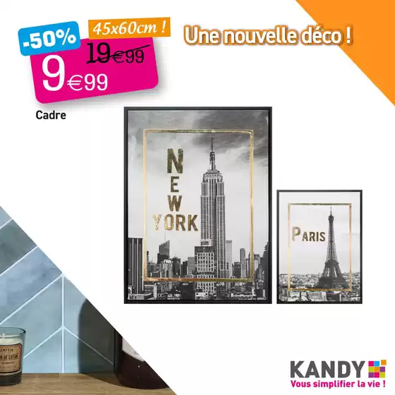 Catalogue KANDY à Arnay-le-Duc | UNE NOUVELLE DECO ! | 2026-09-04T00:00:00.000Z - 2026-09-13T00:00:00.000Z
