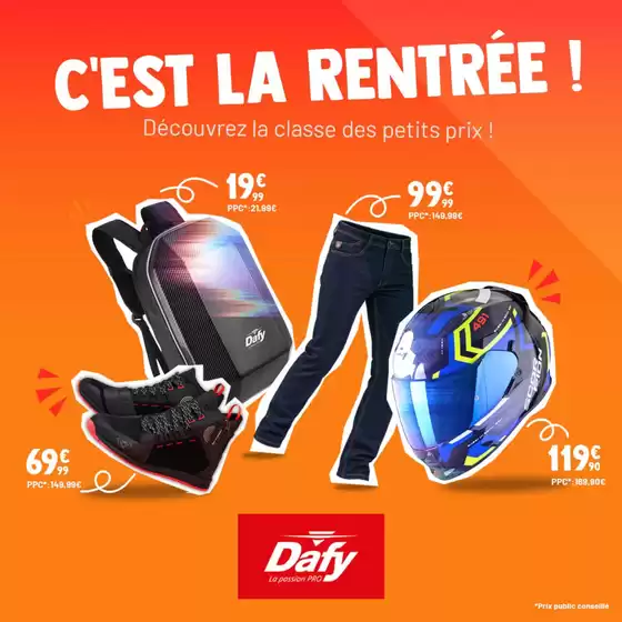 Catalogue Dafy Moto | C'est l'heure de la reprise ! | 2026-09-04T00:00:00.000Z - 2026-09-20T00:00:00.000Z
