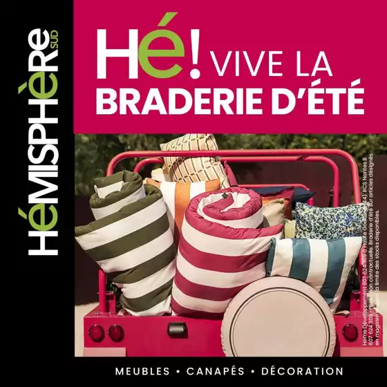 Catalogue Hémisphère Sud à Toulouse | Hé ! Vive la BRADERIE D’ÉTÉ | 2026-09-04T00:00:00.000Z - 2026-09-12T00:00:00.000Z