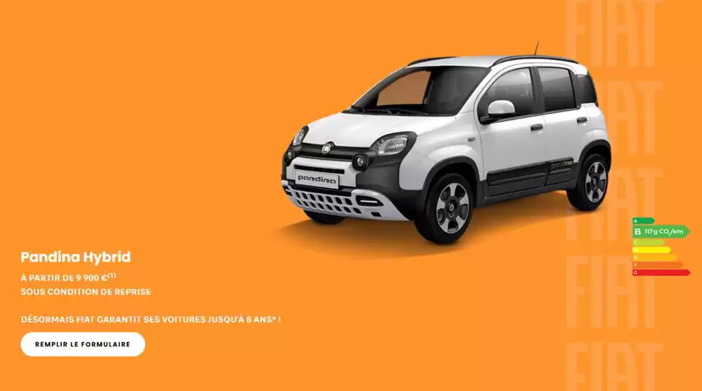 Catalogue Fiat à Lion-sur-Mer | Pandina Hybrid | 2026-09-04T00:00:00.000Z - 2026-09-30T00:00:00.000Z