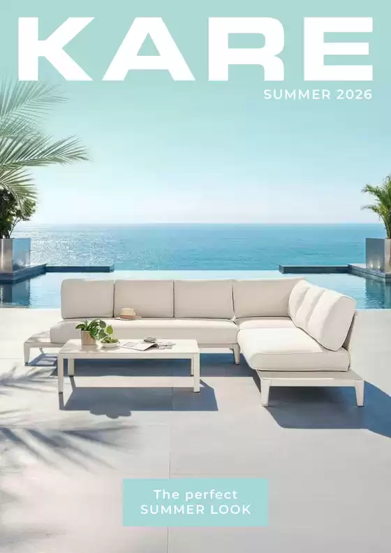 Catalogue KARE à Baisieux | The perfect SUMMER LOOK | 2026-09-04T00:00:00.000Z - 2026-09-30T00:00:00.000Z
