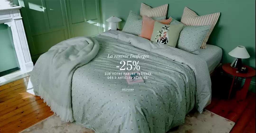 Catalogue Olivier Desforges à Chaintré | -25% DÈS 3 ARTICLES | 2026-09-04T00:00:00.000Z - 2026-09-30T00:00:00.000Z