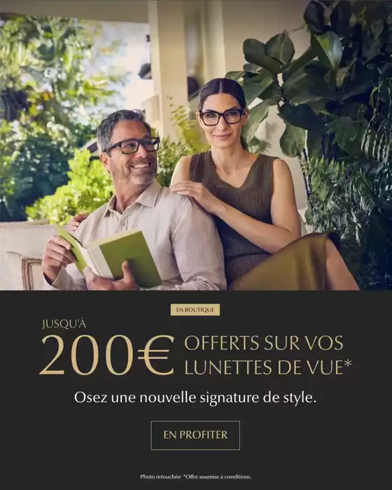 Catalogue Grand Optical à Francazal | JUSQU'À 200€ OFFERTS SUR VOS LUNETTES DE VUE | 2026-09-04T00:00:00.000Z - 2026-09-25T00:00:00.000Z