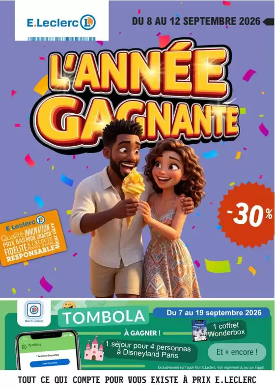 Catalogue E.Leclerc à Combourg | Temps fort #37 | 2026-09-07T00:00:00.000Z - 2026-09-19T00:00:00.000Z