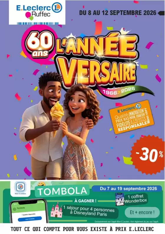 Catalogue E.Leclerc à Pierrefeu-du-Var | Lannée-versaire ! | 2026-09-07T00:00:00.000Z - 2026-09-19T00:00:00.000Z