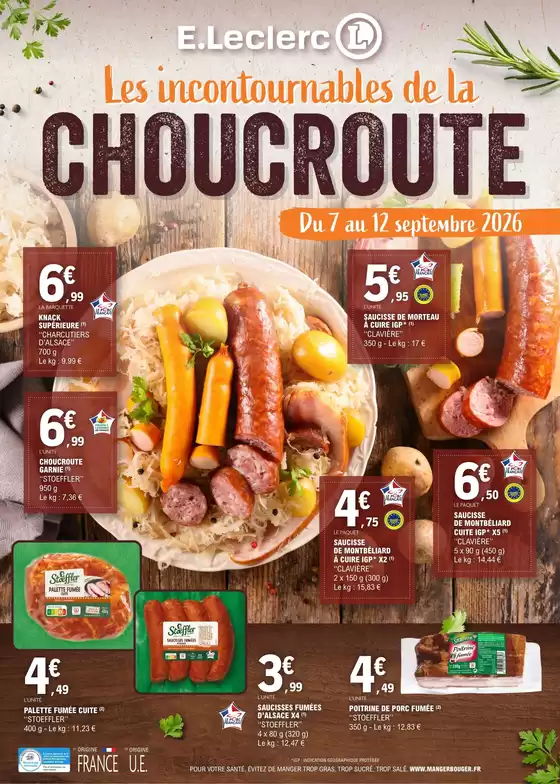 Catalogue E.Leclerc à Pierrefeu-du-Var | FDC Choucroute S37 v2 | 2026-09-07T00:00:00.000Z - 2026-09-12T00:00:00.000Z