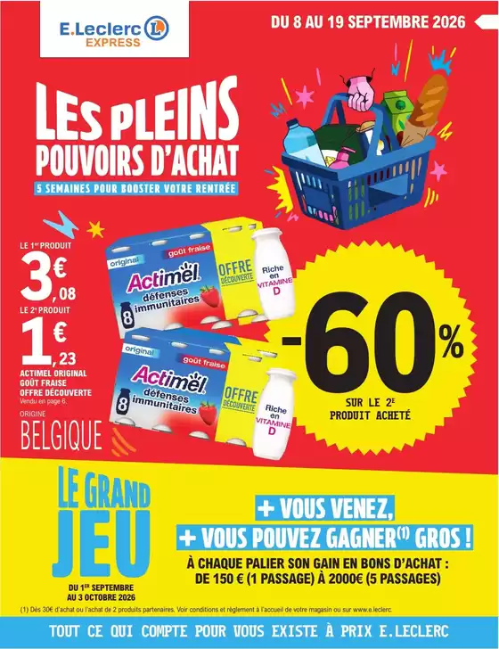 Catalogue E.Leclerc Express | EVENEMENT 8 - EXPRESS | 2026-09-08T00:00:00.000Z - 2026-10-03T00:00:00.000Z