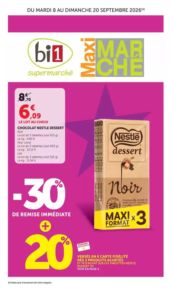 Catalogue Maximarché | Large sélection d'offres | 2026-09-08T00:00:00.000Z - 2026-09-20T00:00:00.000Z