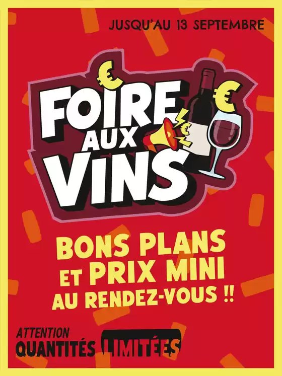 Catalogue Nous anti gaspi à Saint-Didier-sur-Beaujeu | LA FOIRE AUX VINS CONTINUE ! | 2026-09-08T00:00:00.000Z - 2026-09-13T00:00:00.000Z