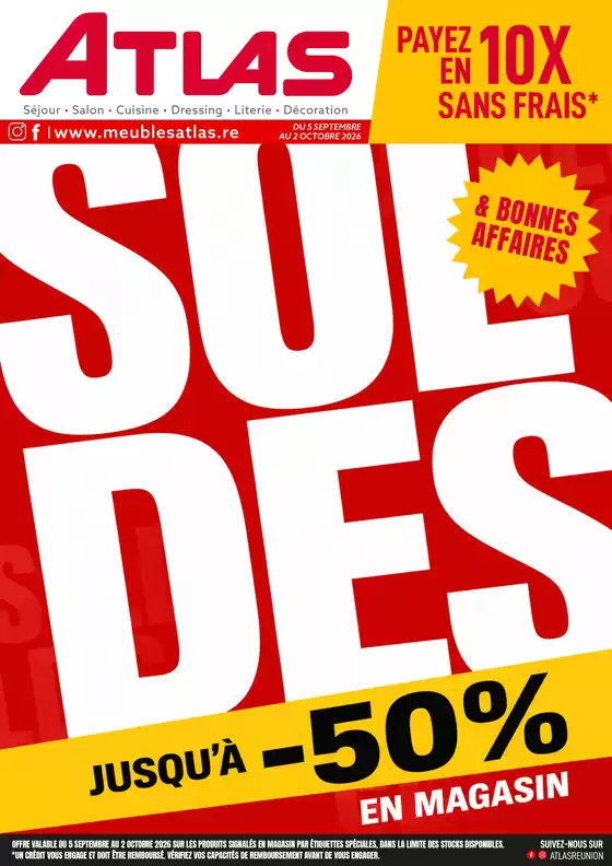 Catalogue Atlas à Férin | SOLDES jusqu'à -50 % | 2026-09-08T00:00:00.000Z - 2026-10-02T00:00:00.000Z