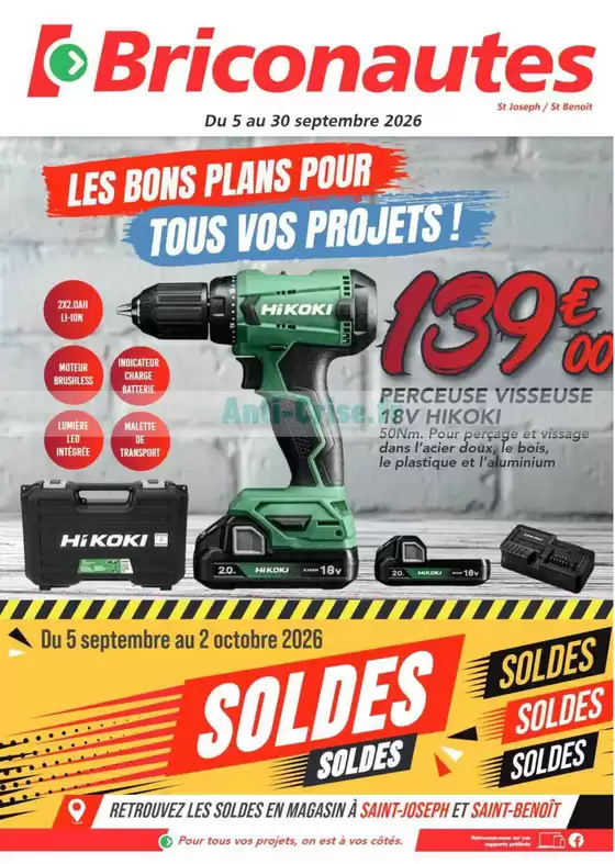 Catalogue Les Briconautes à Lons-le-Saunier | LES BONS PLANS POUR TOUS VOS PROJETS! | 2026-09-08T00:00:00.000Z - 2026-09-30T00:00:00.000Z