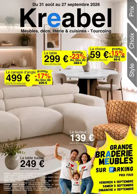 Catalogue KREABEL à Collanges | Magazine KREABEL | 2026-08-31T00:00:00.000Z - 2026-09-27T00:00:00.000Z
