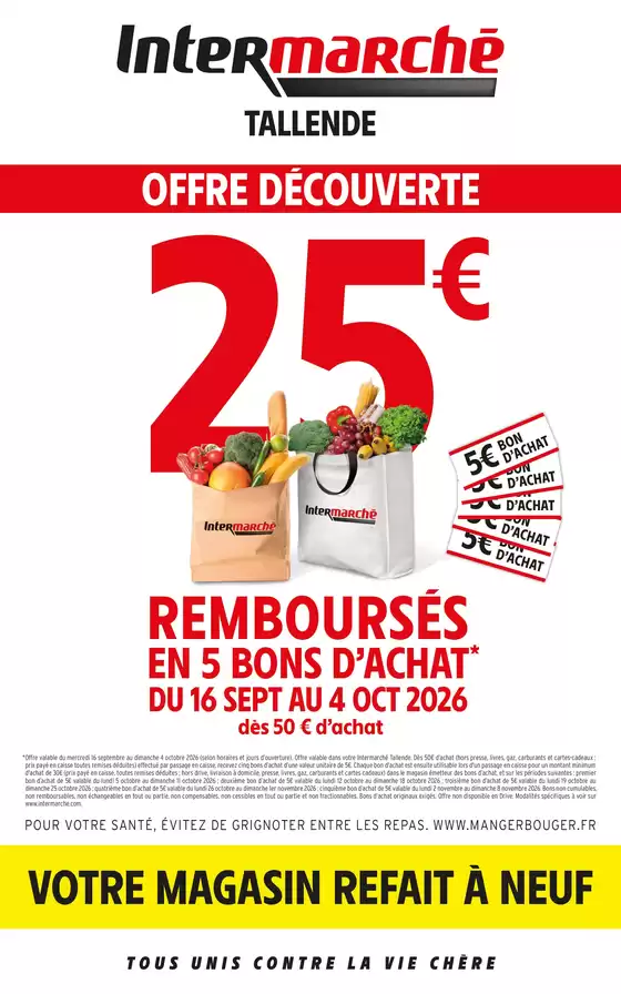 Catalogue Intermarché Contact | PROS LOCAL - 50127 TALLENDE | 2026-09-16T00:00:00.000Z - 2026-10-04T00:00:00.000Z
