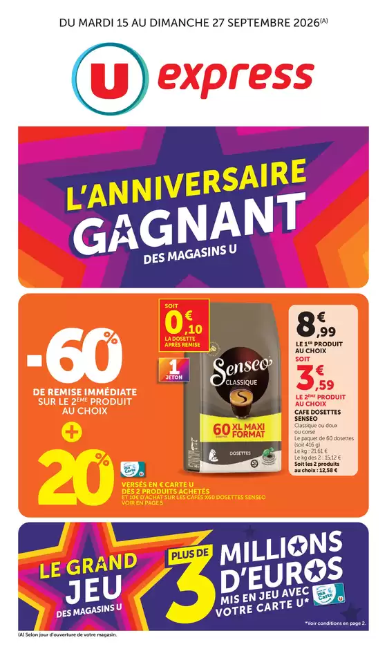 Catalogue U Express | Quinzaine Commerçante | 2026-09-15T00:00:00.000Z - 2026-09-27T00:00:00.000Z