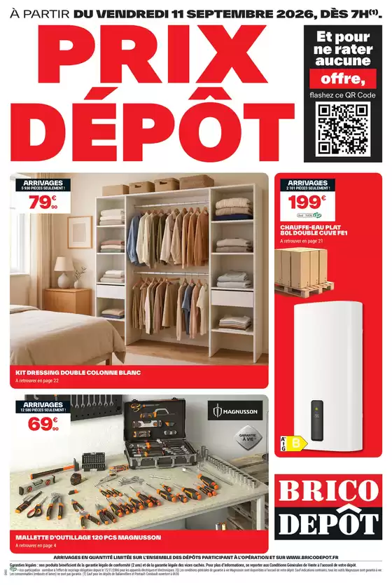 Catalogue Brico Dépôt à Marseille | PRIX DÉPÔT | 2026-09-11T00:00:00.000Z - 2026-09-24T00:00:00.000Z