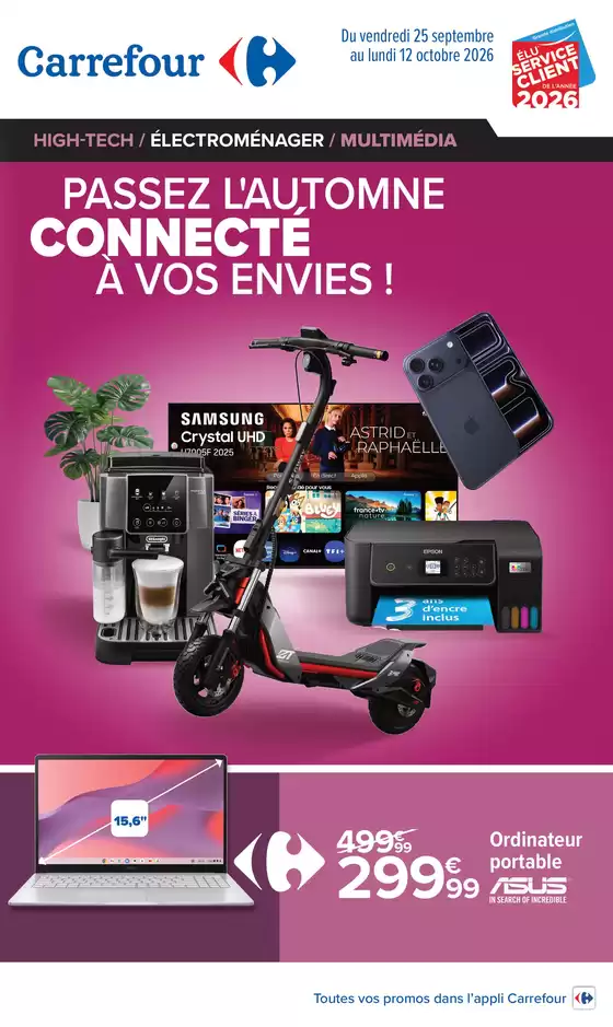 Catalogue Carrefour Drive à Saint-Hippolyte-du-Fort | PASSEZ LAUTOMNE CONNECTÉ À VOS ENVIES | 2026-09-25T00:00:00.000Z - 2026-10-12T00:00:00.000Z
