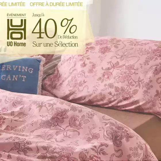 Catalogue Urban Outfitters | Jusqu'à 40 % de réduction sur la maison | 2026-09-14T00:00:00.000Z - 2026-09-30T00:00:00.000Z