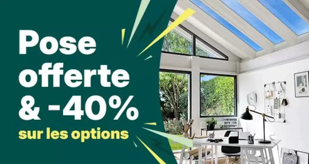 Catalogue Vie & Véranda à Paray-sous-Briailles | Pose offerte & -40% sur les options | 2026-09-14T00:00:00.000Z - 2026-09-30T00:00:00.000Z