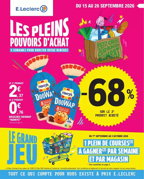 Catalogue E.Leclerc | EVENEMENT 9 | 2026-09-01T00:00:00.000Z - 2026-10-03T00:00:00.000Z