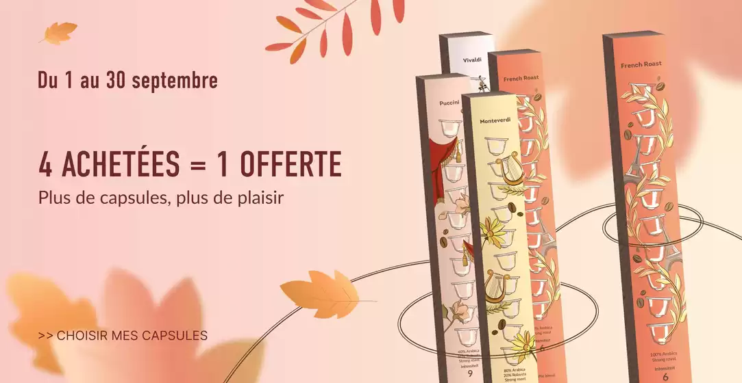 Catalogue Coffea | 4 ACHETÉES = 1 OFFERTE | 2026-09-14T00:00:00.000Z - 2026-09-30T00:00:00.000Z