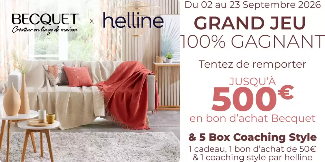 Catalogue Helline | Dernières opportunités : jusqu’à -50%* de réduction ! | 2026-09-15T00:00:00.000Z - 2026-09-23T00:00:00.000Z