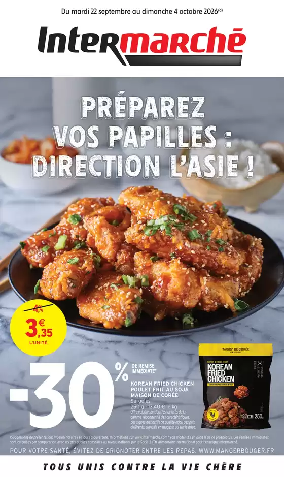Catalogue Intermarché Express | S39/41 - R03 - SAVEURS D ASIE | 2026-09-22T00:00:00.000Z - 2026-10-04T00:00:00.000Z