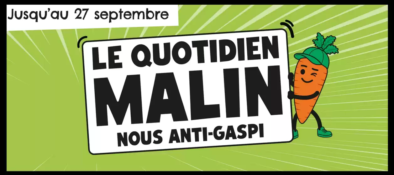 Catalogue Nous anti gaspi à Genouilly (Cher) | NOUS ANTI-GASPI : MOINS CHER, PLUS RESPONSABLE | 2026-09-16T00:00:00.000Z - 2026-09-27T00:00:00.000Z