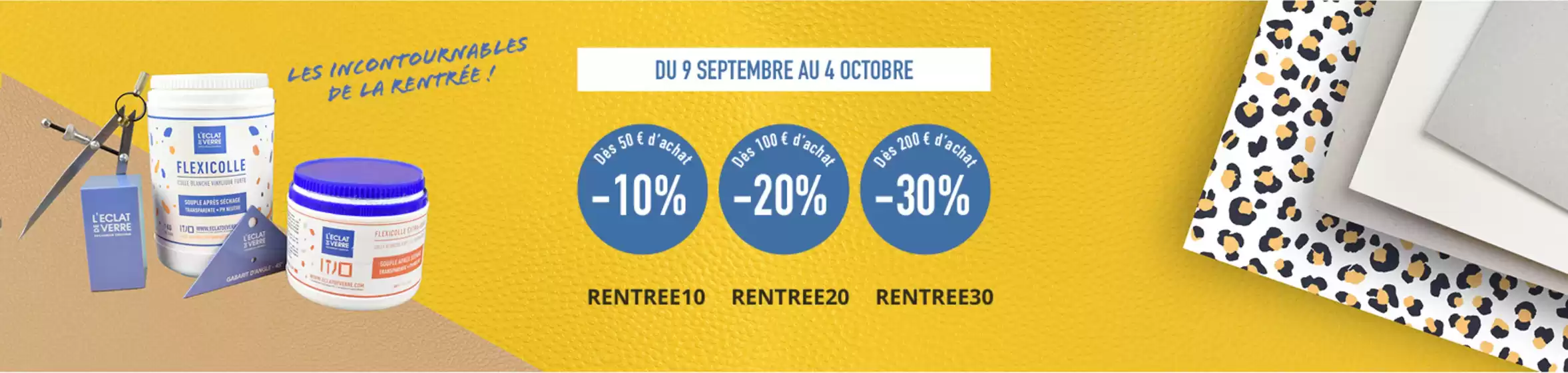 Catalogue L'éclat de Verre | LES INCONTOURNABLES DE LA RENTRÉE! | 2026-09-16T00:00:00.000Z - 2026-10-04T00:00:00.000Z