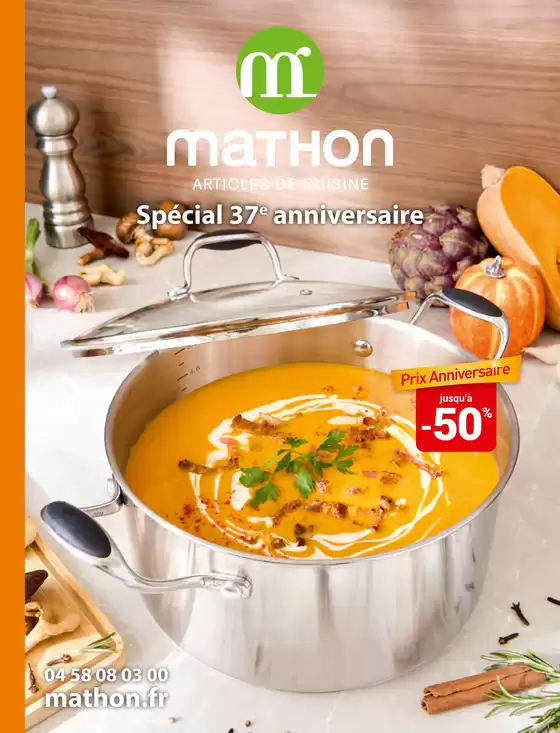 Catalogue Mathon à Saint-Parize-le-Châtel | Nouveau catalogue en ligne : Spécial 37e anniversaire | 2026-09-17T00:00:00.000Z - 2026-12-31T00:00:00.000Z