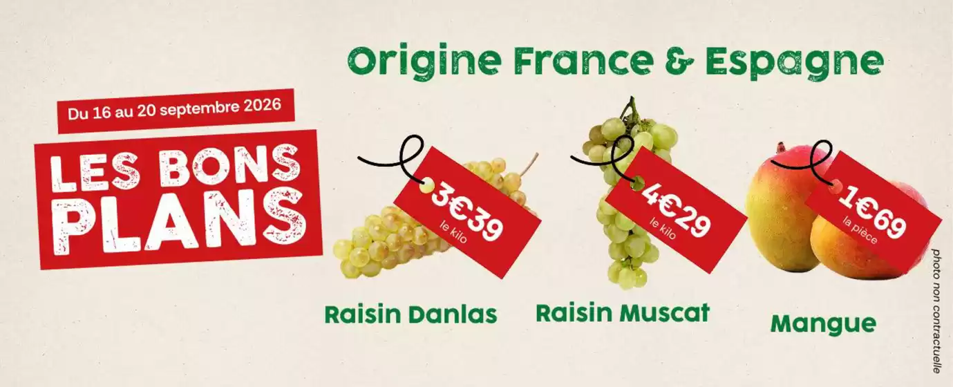 Catalogue So.bio à Saint-Laurent-du-Var | Les Bons Plans So.bio de la semaine ! | 2026-09-17T00:00:00.000Z - 2026-09-20T00:00:00.000Z