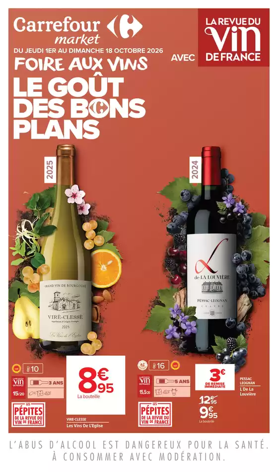 Catalogue Carrefour Market à Buc (Yvelines) | LA FOIRE AUX VINS | 2026-10-01T00:00:00.000Z - 2026-10-18T00:00:00.000Z