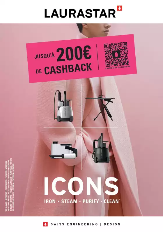 Catalogue Connexion | Jusqu'à 200€ remboursés pour l'achat d'un produit LAURASTAR | 2026-09-17T00:00:00.000Z - 2026-11-01T00:00:00.000Z