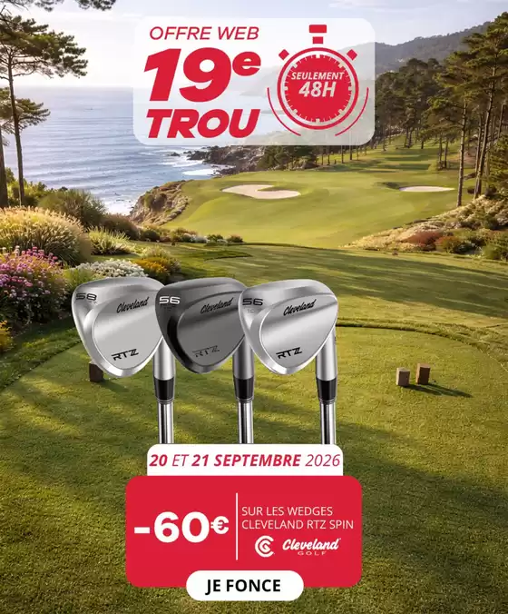 Catalogue Golf Plus à Nantes | 19e trou Golf Plus | 2026-09-21T00:00:00.000Z - 2026-09-21T00:00:00.000Z