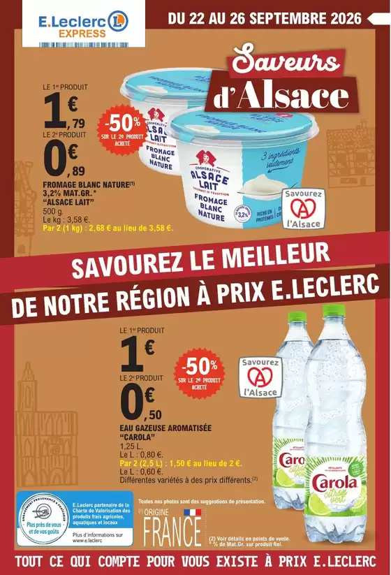 Catalogue E.Leclerc Express à Saint-Hilaire-du-Harcouët | CHOUCROUTE ALSACE 2 - EXPRESS | 2026-09-22T00:00:00.000Z - 2026-09-26T00:00:00.000Z