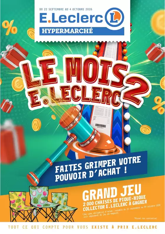 Catalogue E.Leclerc | Grand jeu | 2026-09-22T00:00:00.000Z - 2026-10-04T00:00:00.000Z
