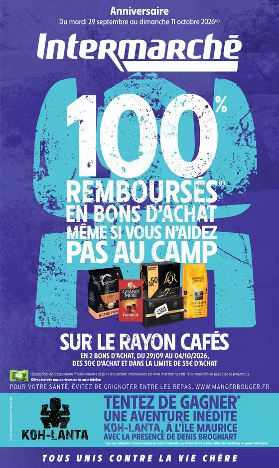 Catalogue Intermarché à Venelles | TF ANNIVERSAIRE 3 + CAHIER REGION | 2026-09-22T00:00:00.000Z - 2026-10-11T00:00:00.000Z