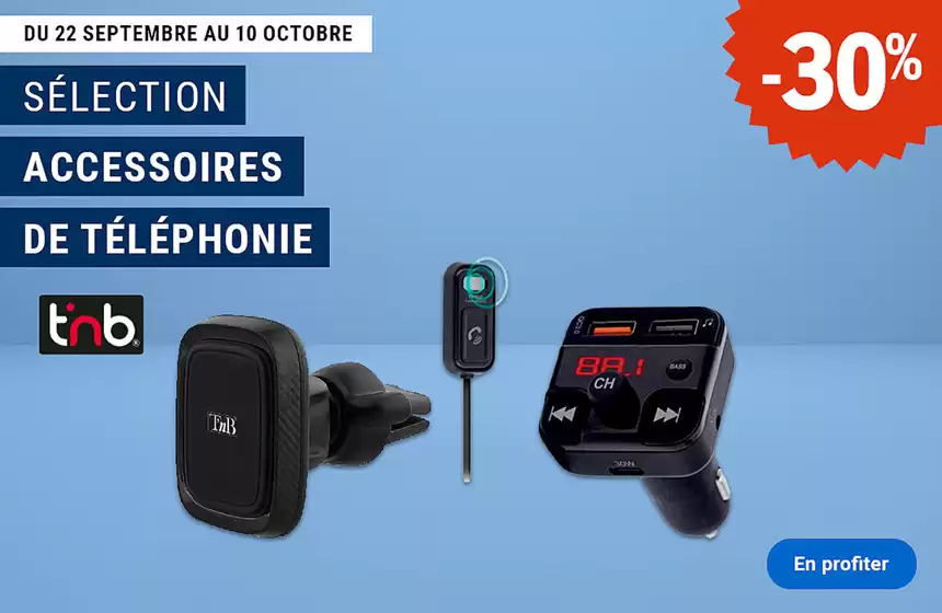 Catalogue E.Leclerc L'Auto à Guipel | Sélection accessoires | 2026-09-22T00:00:00.000Z - 2026-10-10T00:00:00.000Z