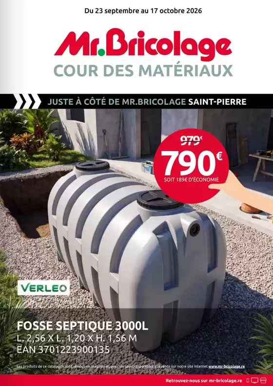 Catalogue Mr Bricolage à | Catalogue Mr Bricolage | 2026-09-23T00:00:00.000Z - 2026-10-17T00:00:00.000Z