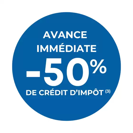 Catalogue O2 | Votre facture à moitié prix grâce au crédit d'impôt de 50% | 2026-09-23T00:00:00.000Z - 2026-10-31T00:00:00.000Z
