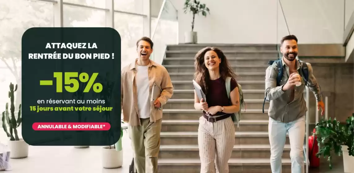 Catalogue B&B Hotels | Un séjour à prix exclusif ! | 2026-09-23T00:00:00.000Z - 2026-10-31T00:00:00.000Z