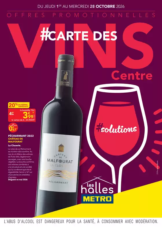 Catalogue Metro | Carte des Vins | 2026-09-23T00:00:00.000Z - 2026-10-28T00:00:00.000Z
