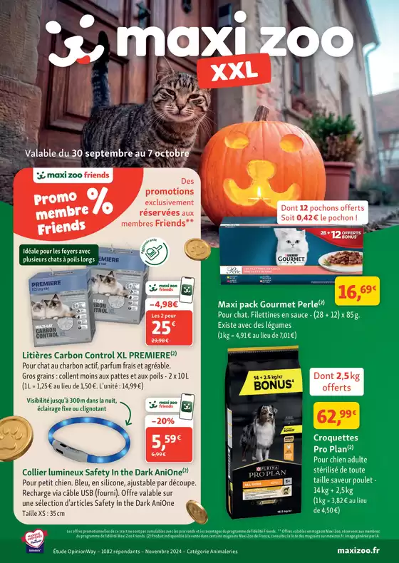 Catalogue Maxi Zoo | Promo membre Friends | 2026-09-28T00:00:00.000Z - 2026-10-07T00:00:00.000Z