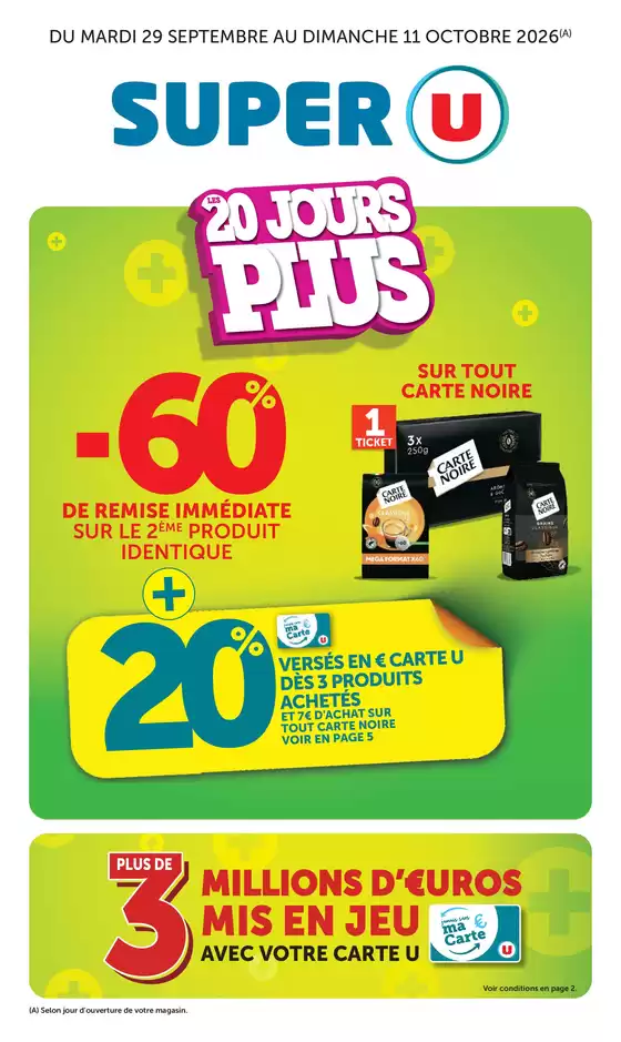 Catalogue Super U à Gorges (Manche) | Quinzaine Commerçante | 2026-09-29T00:00:00.000Z - 2026-10-11T00:00:00.000Z