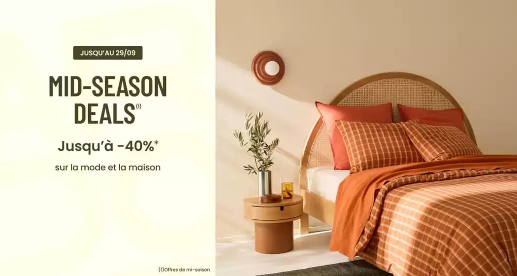 Catalogue La Redoute à Gouvieux | MID-SEASON DEALS | 2026-09-24T00:00:00.000Z - 2026-09-29T00:00:00.000Z